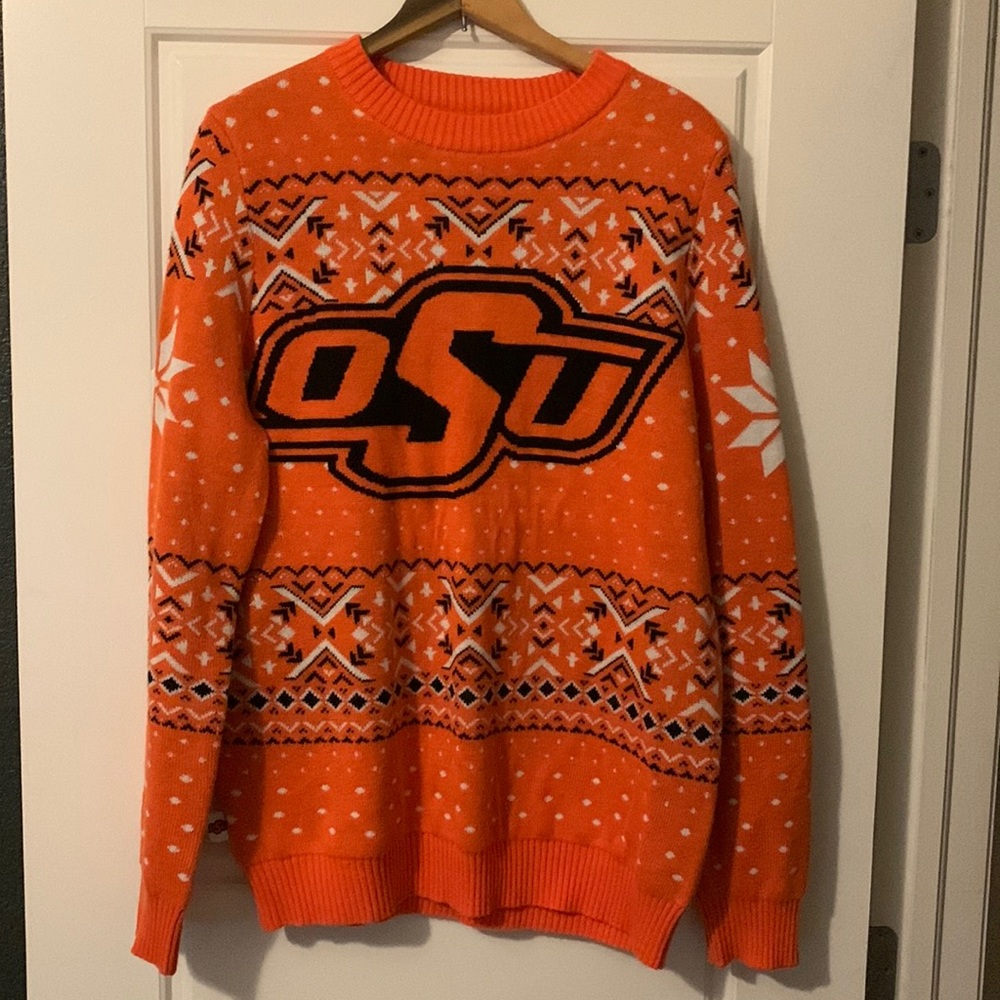 OSU Oklahoma State Christmas Sweater
